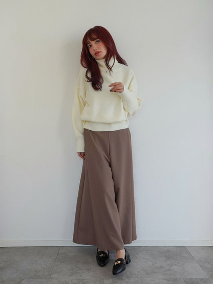 One Tuck Wide Pants≪手洗い可能≫