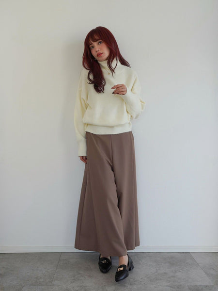 One Tuck Wide Pants≪手洗い可能≫