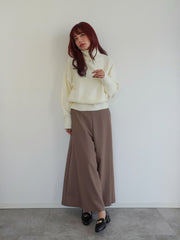 One Tuck Wide Pants≪手洗い可能≫