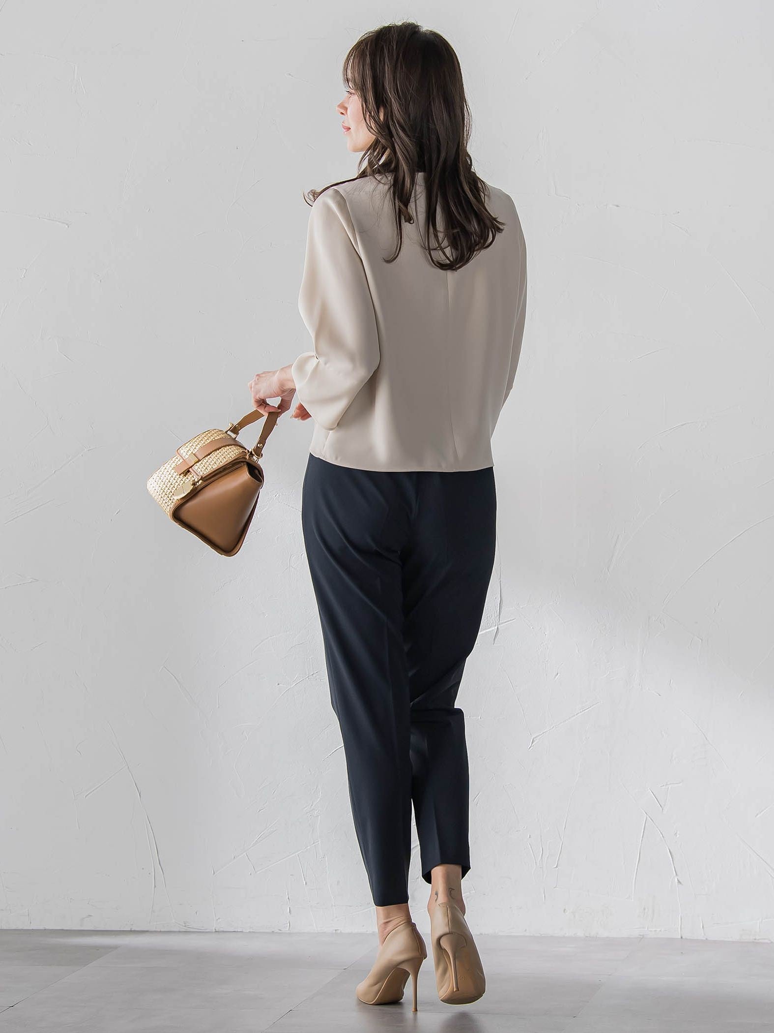 ダブルサテンブラウス