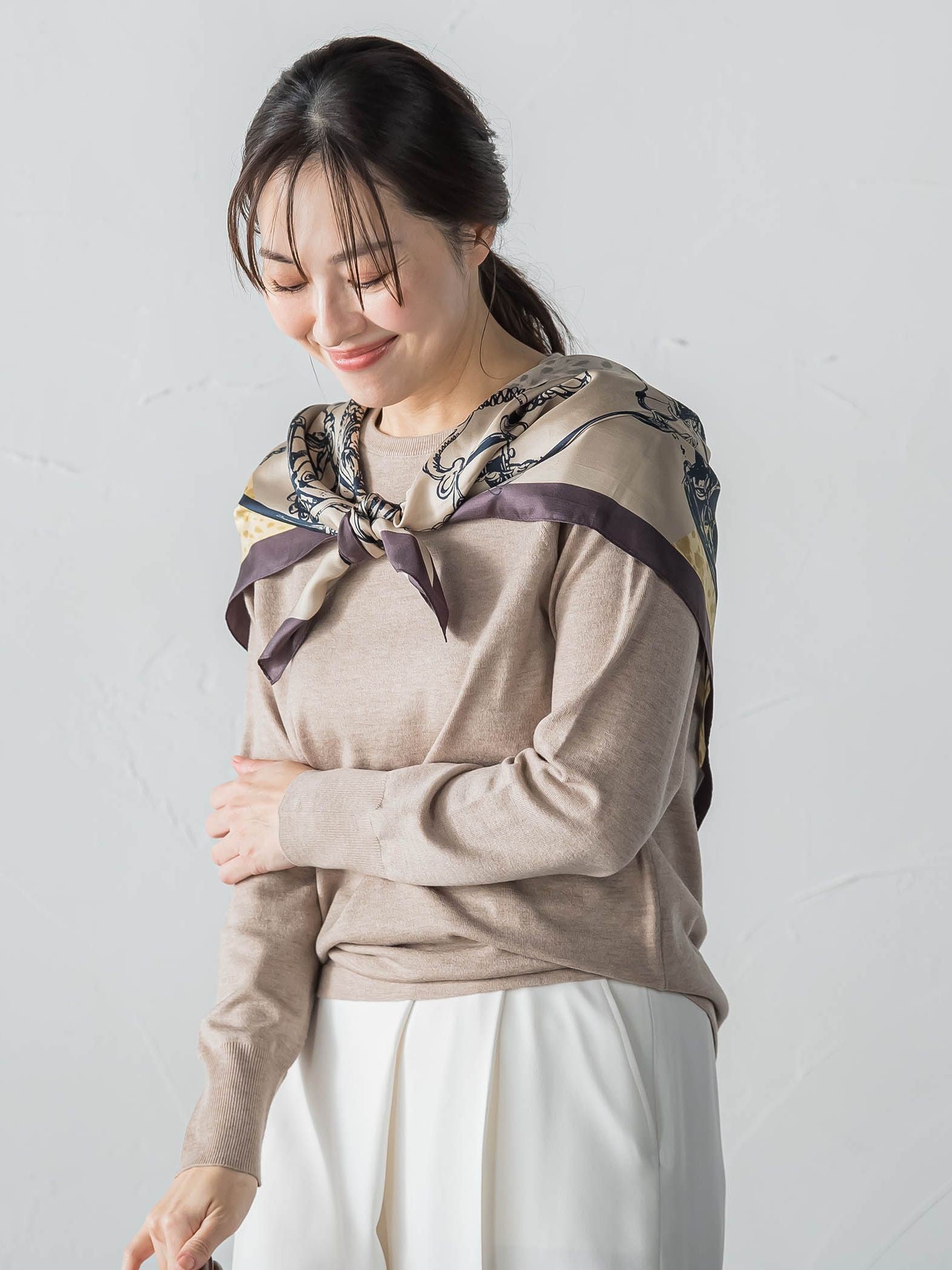 【WEB限定】エレカットドルマンニット