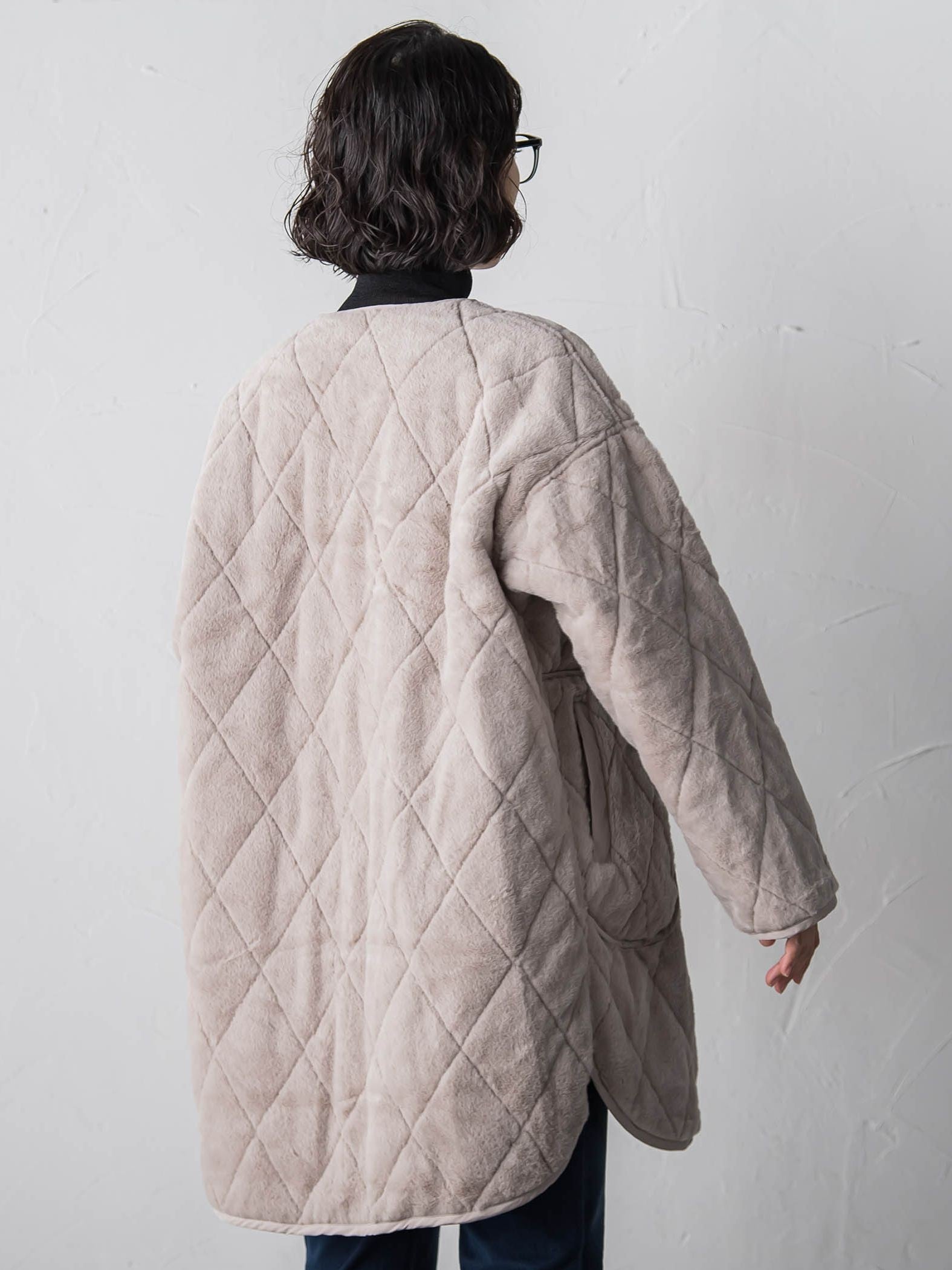 【WEB限定】”まるで毛布”どちらも主役リバーシブルアウター