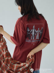 OZTMバックフォトプリントTシャツ≪洗濯機で洗える≫