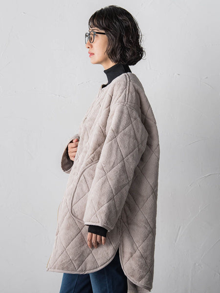 【WEB限定】”まるで毛布”どちらも主役リバーシブルアウター