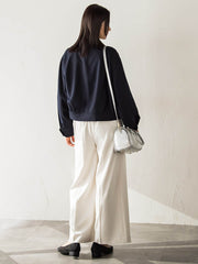【受注会限定】リネンブレンド ステンカラーブルゾン