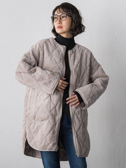 【WEB限定】”まるで毛布”どちらも主役リバーシブルアウター