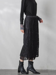 【WEB限定&一部店舗】コードレースナロースカート