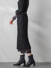 【WEB限定&一部店舗】コードレースナロースカート