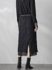 【WEB限定&一部店舗】コードレースナロースカート