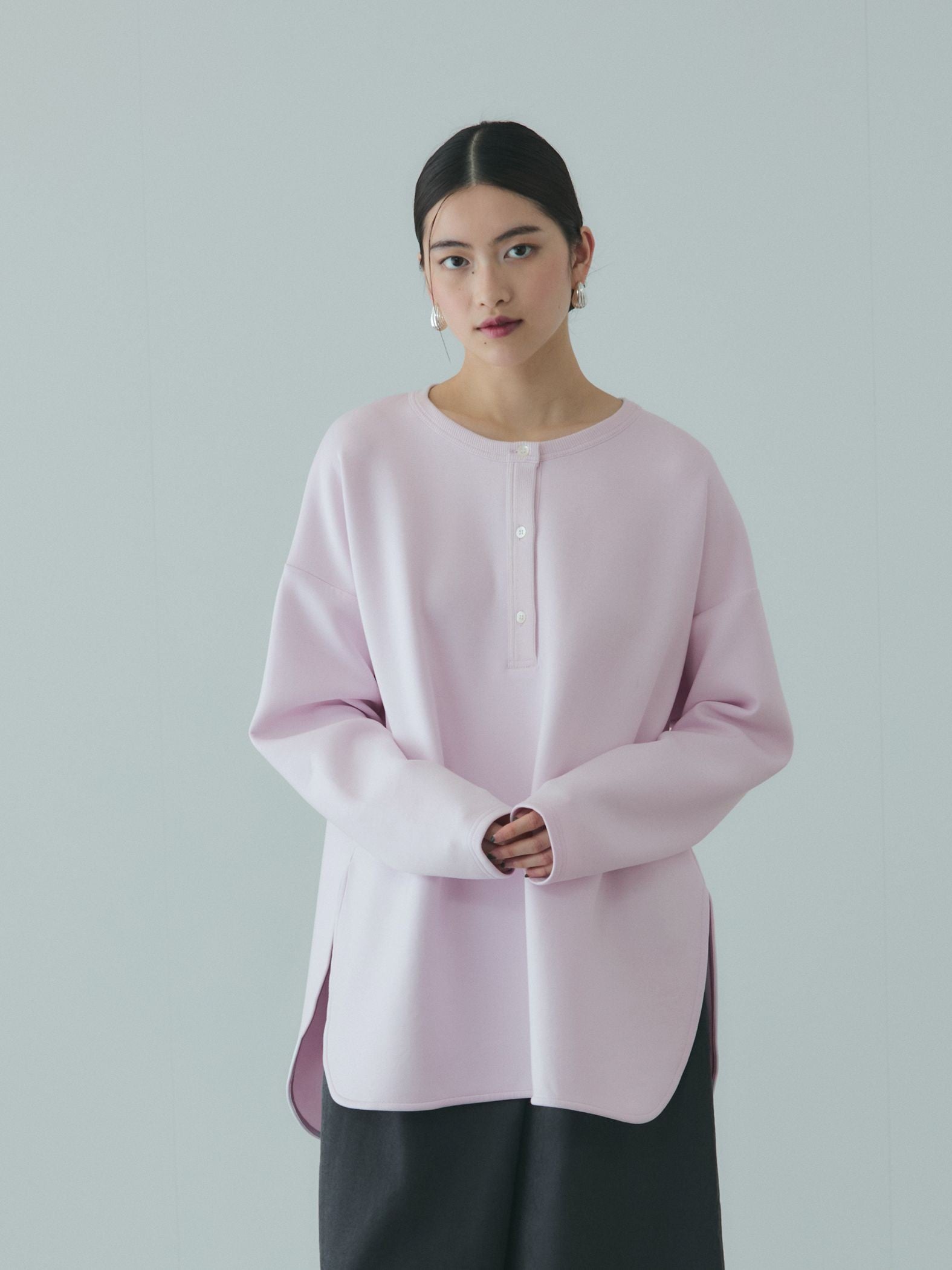 スポンディッシュオーバーサイズプルオーバー≪手洗い可能≫