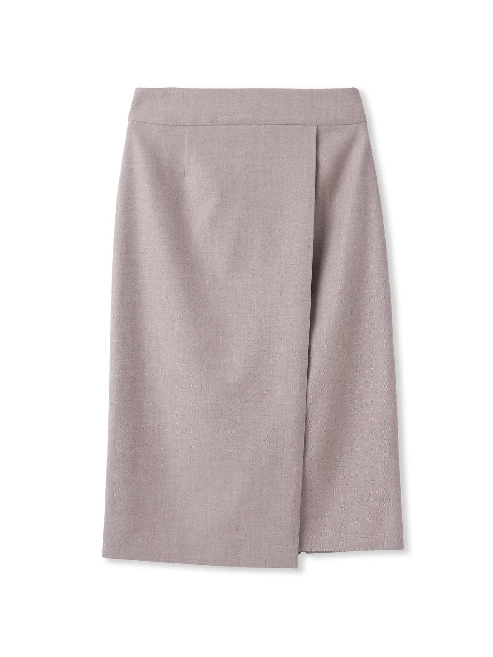 両面起毛ストレートスカート≪洗える/セットアップ対応≫