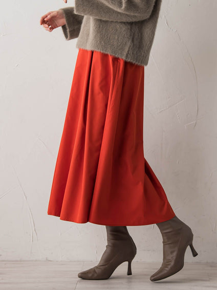 タフタタックスカート≪洗濯機で洗える≫