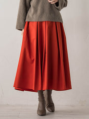 タフタタックスカート≪洗濯機で洗える≫