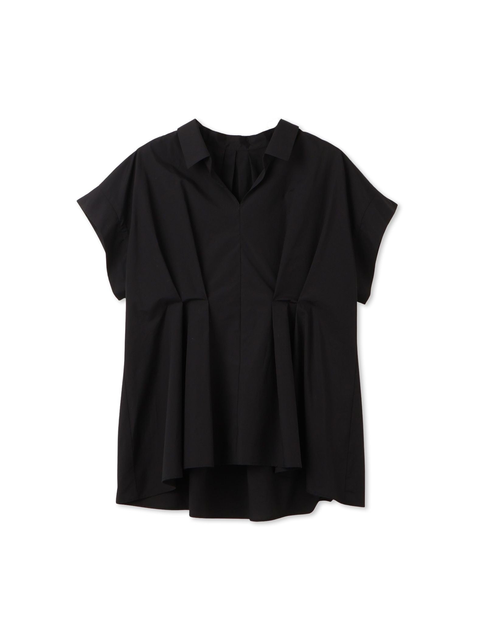 タイプライターペプラムブラウス≪洗濯機で洗える≫