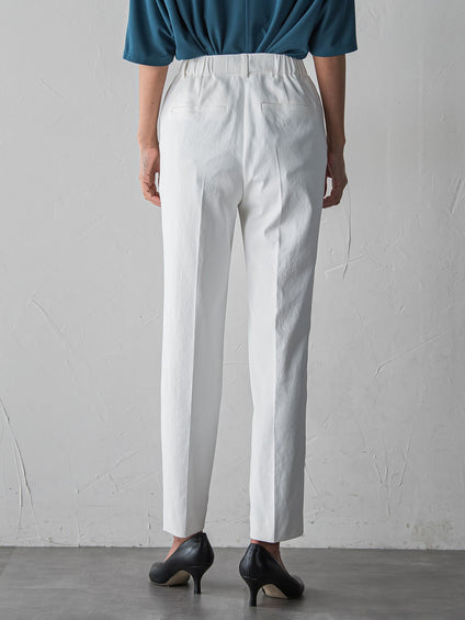 【WEB限定/+5cm丈長め】シェルタリングテーパードパンツ