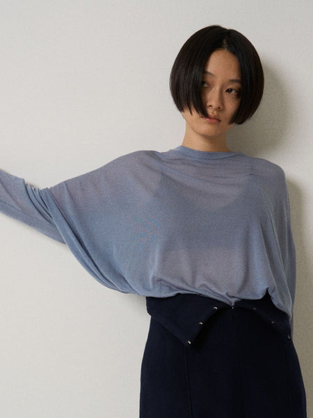 airy cashmere tops【日本製】≪手洗い可能≫