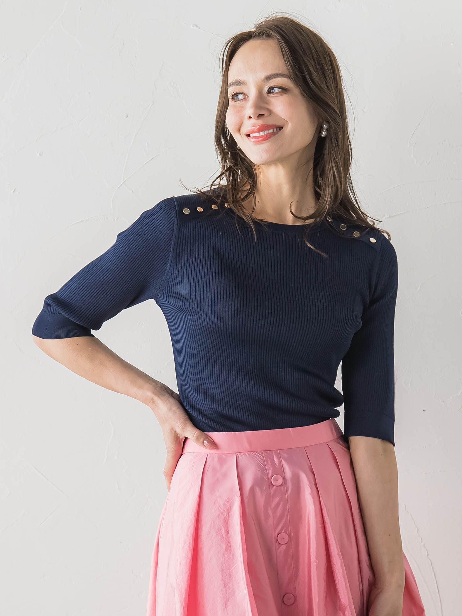 LUCINDAリブニット