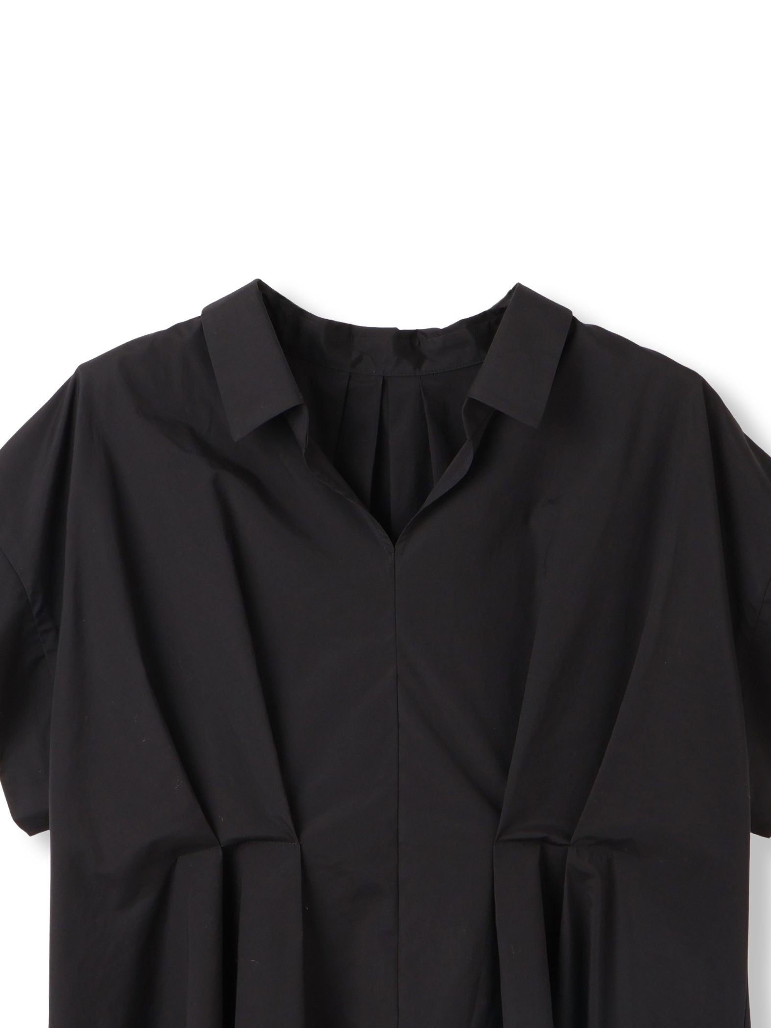 タイプライターペプラムブラウス≪洗濯機で洗える≫