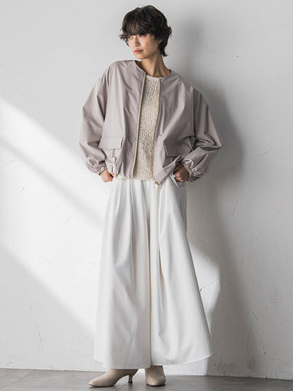 ファンシーヤーンボートネックニットプルオーバー≪手洗い可能≫