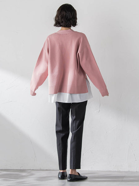 【大きいサイズ/WEB限定カラーあり】スポンディッシュニットカーディガン