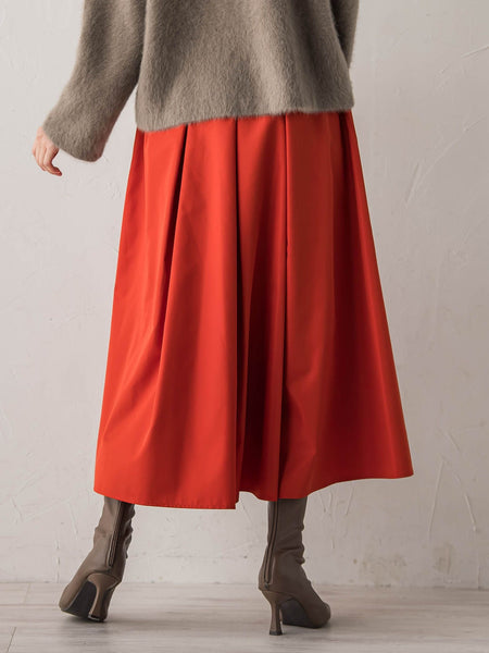 タフタタックスカート≪洗濯機で洗える≫