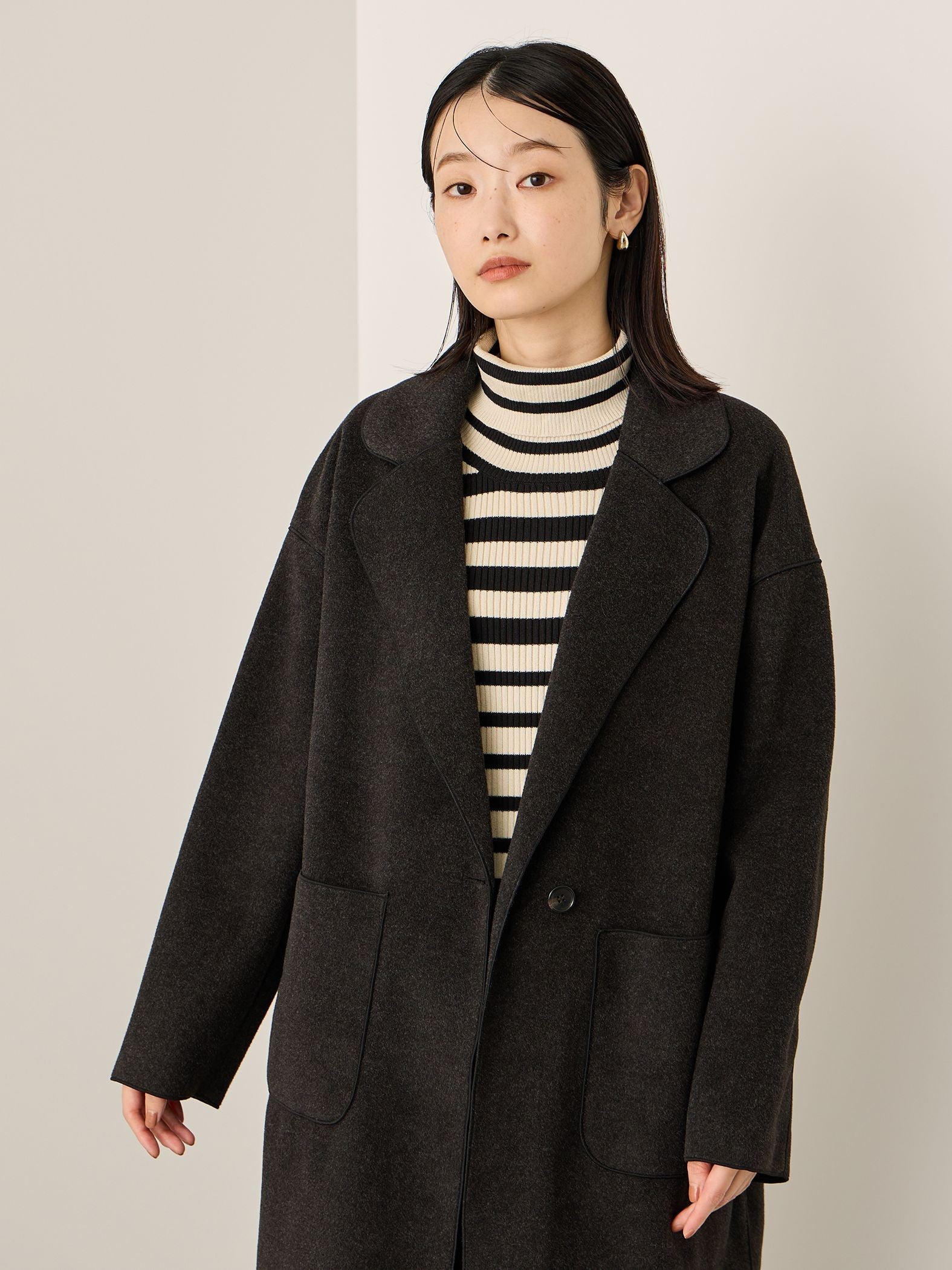 ブランケットメルトンガウンコート