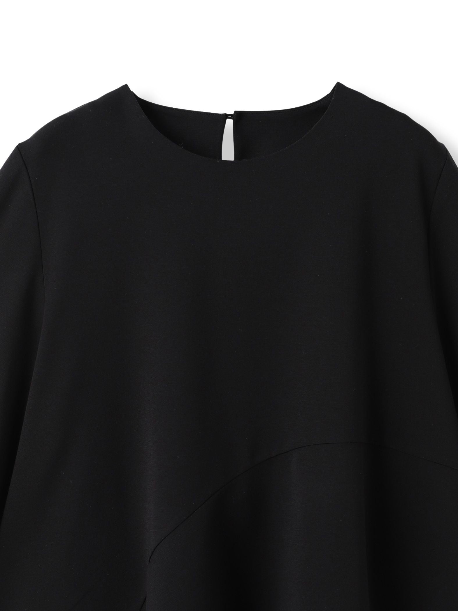 オーガンジーアシメヘムカットソー≪UVカット≫