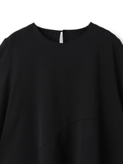 オーガンジーアシメヘムカットソー≪UVカット≫