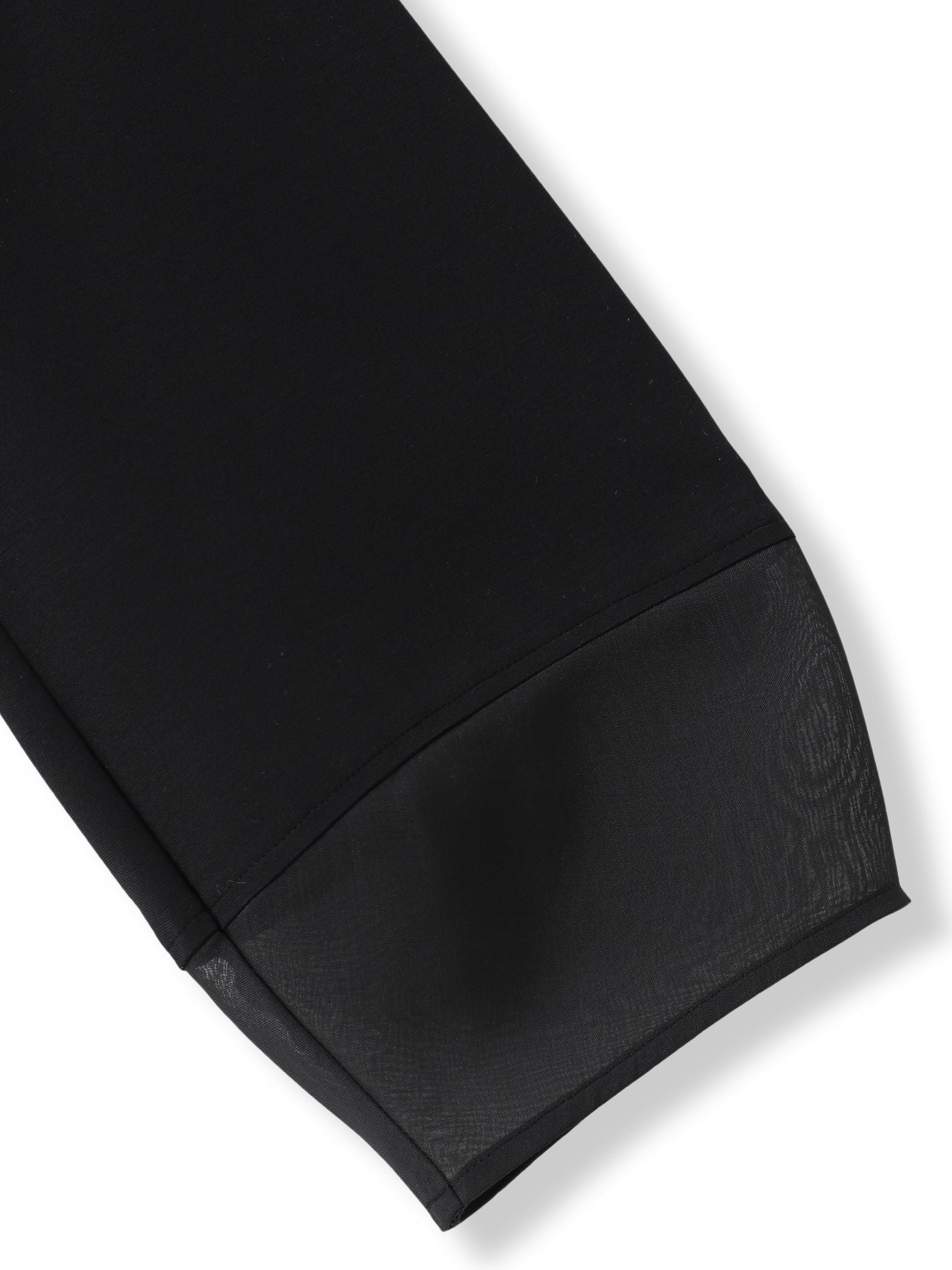 オーガンジーアシメヘムカットソー≪UVカット≫