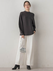 ウォッシャブルバナナスリーブニット≪手洗い可能≫