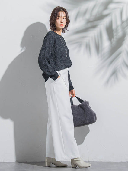 【WEB限定】ぽこぽこワッフルニット