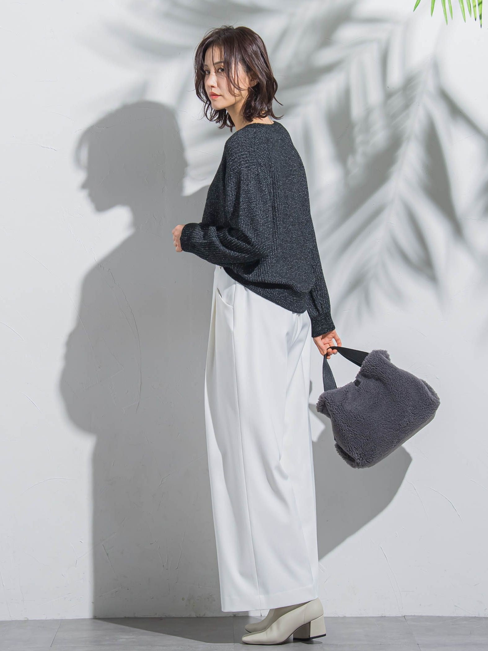 【WEB限定】ぽこぽこワッフルニット
