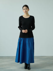 ドッキングライク軽量ニットワンピース≪手洗い可能≫