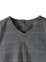 ピクシエスタVネックブラウス≪洗濯機で洗える≫