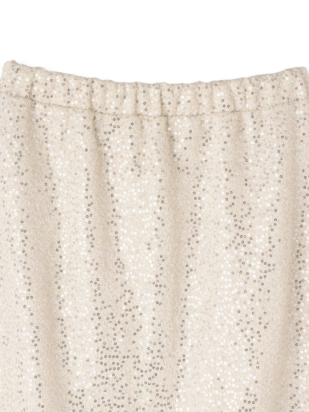 スパンコールIラインスカート≪手洗い可能≫