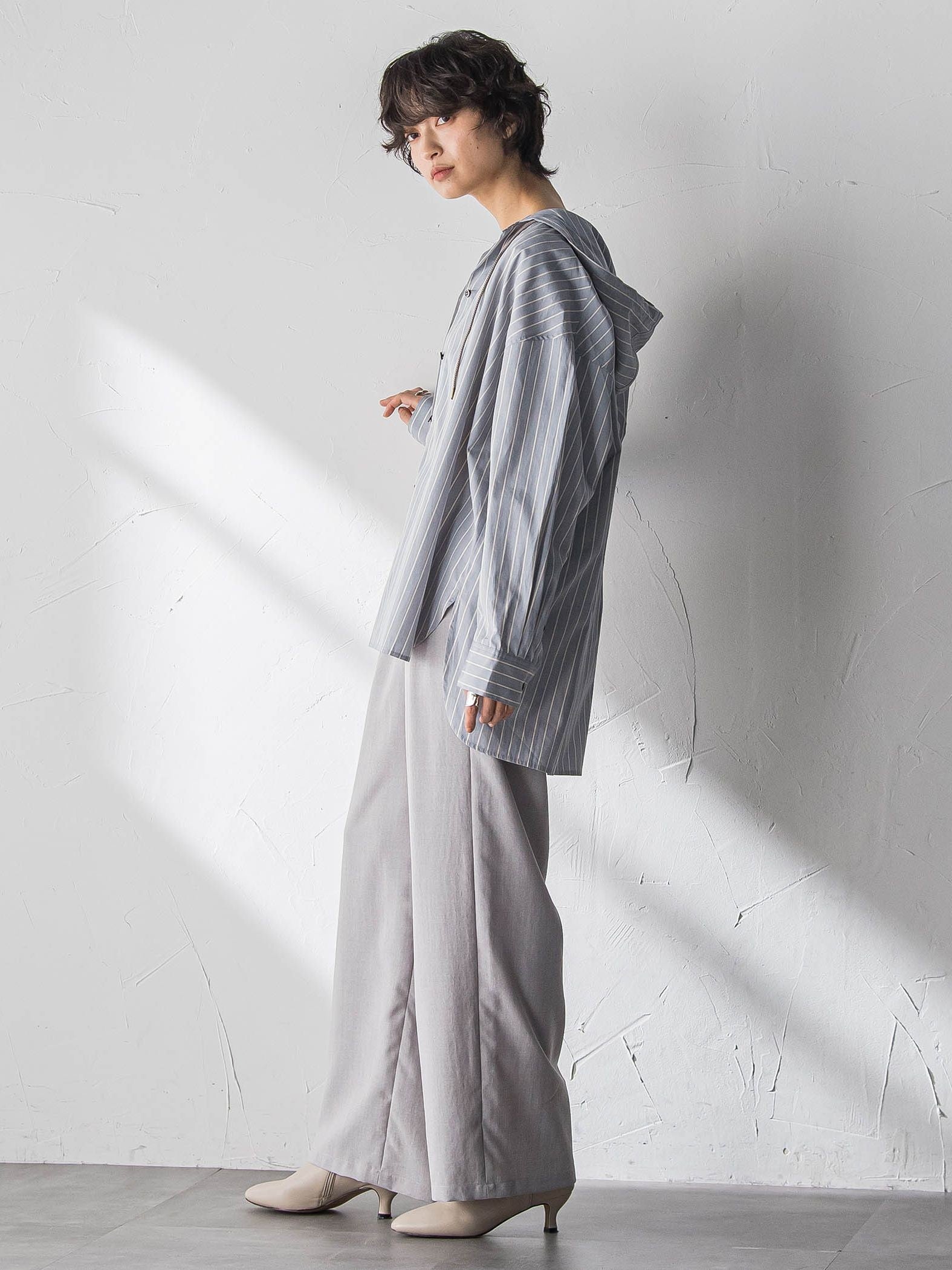 【一瞬で楽とキレイを叶える】タンブラーオックスイージーワイドパンツ≪手洗い可能≫