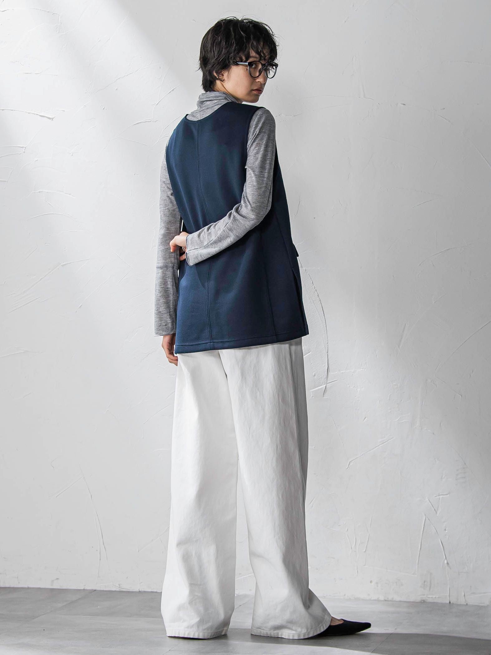 【新色追加】メランジリブタートルネックプルオーバー≪手洗い可能≫