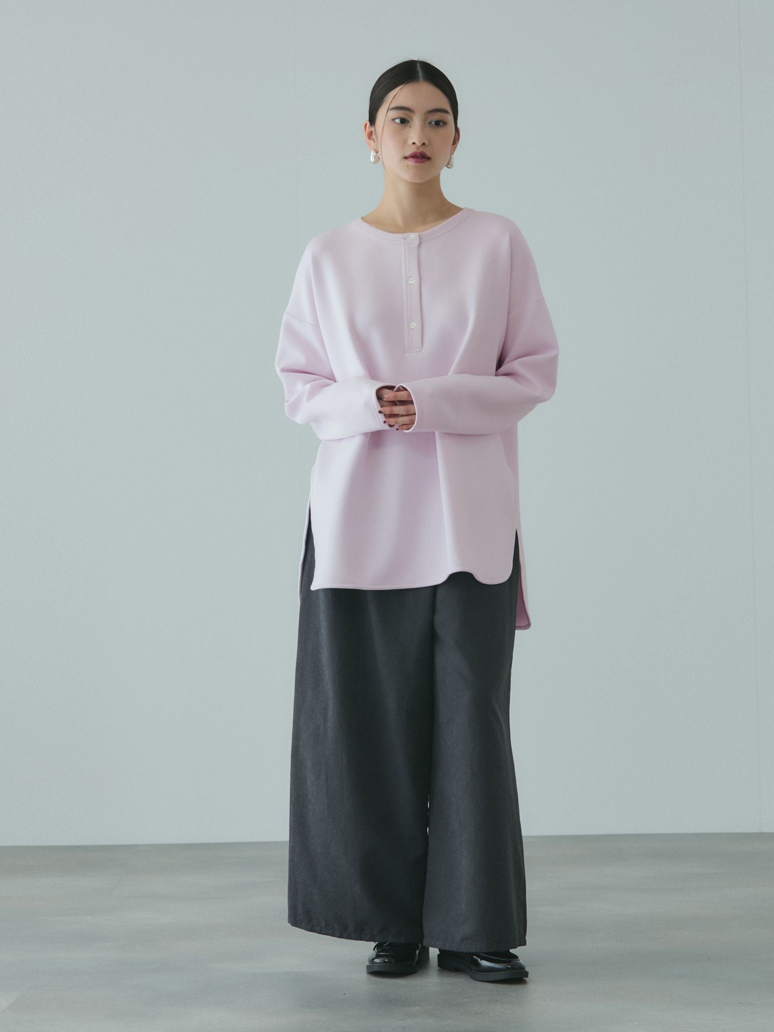 スポンディッシュオーバーサイズプルオーバー≪手洗い可能≫