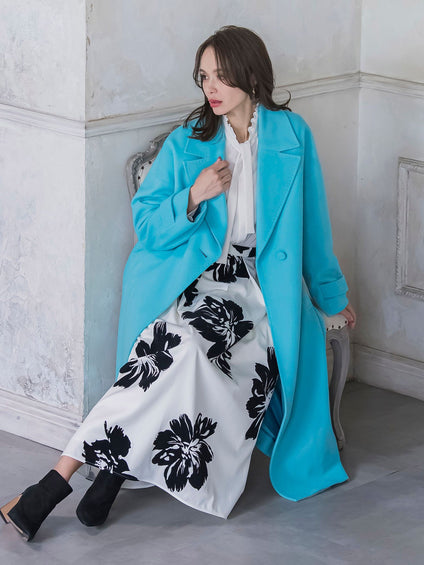 テーラードカラーコート