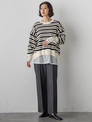 【WEB限定】”3コーデが叶う2点セット”ニット×シャツ