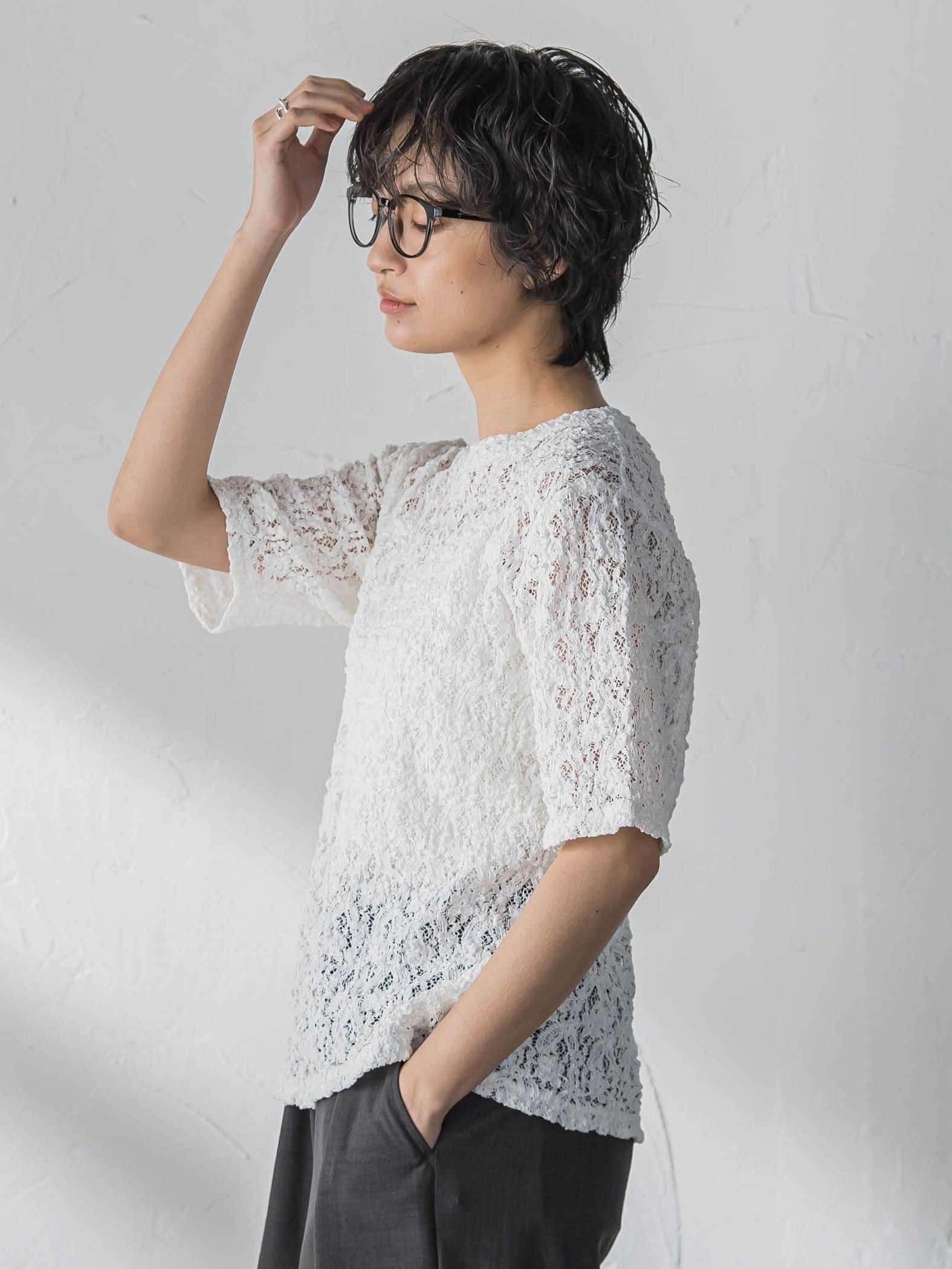 カムイレースハーフスリーブT