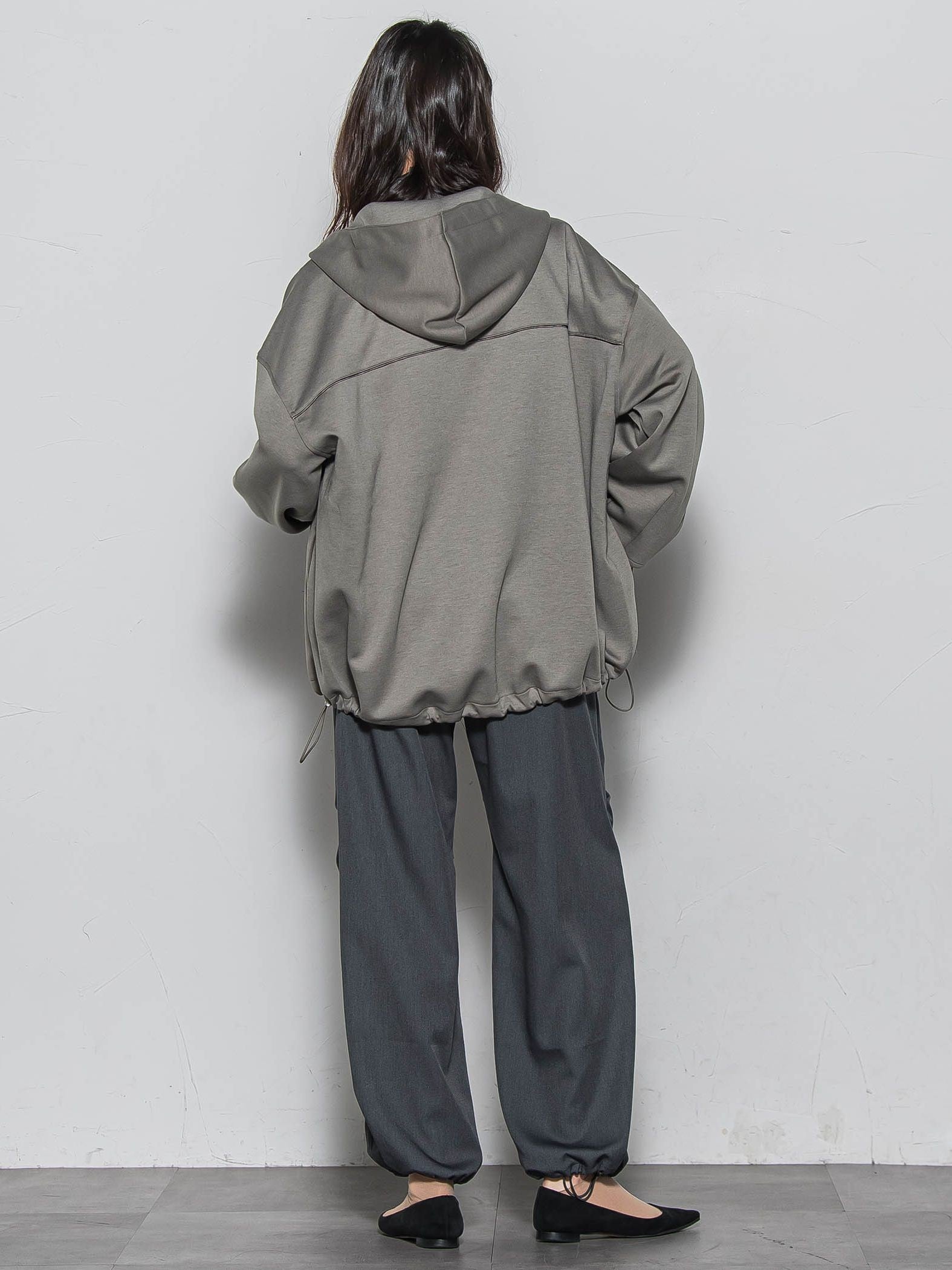 【WEB限定】フードジップダンボールパーカー≪手洗い可能≫