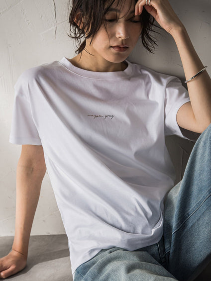 【J Lounge限定】MAYSON GREYロゴTシャツ≪手洗い可能≫