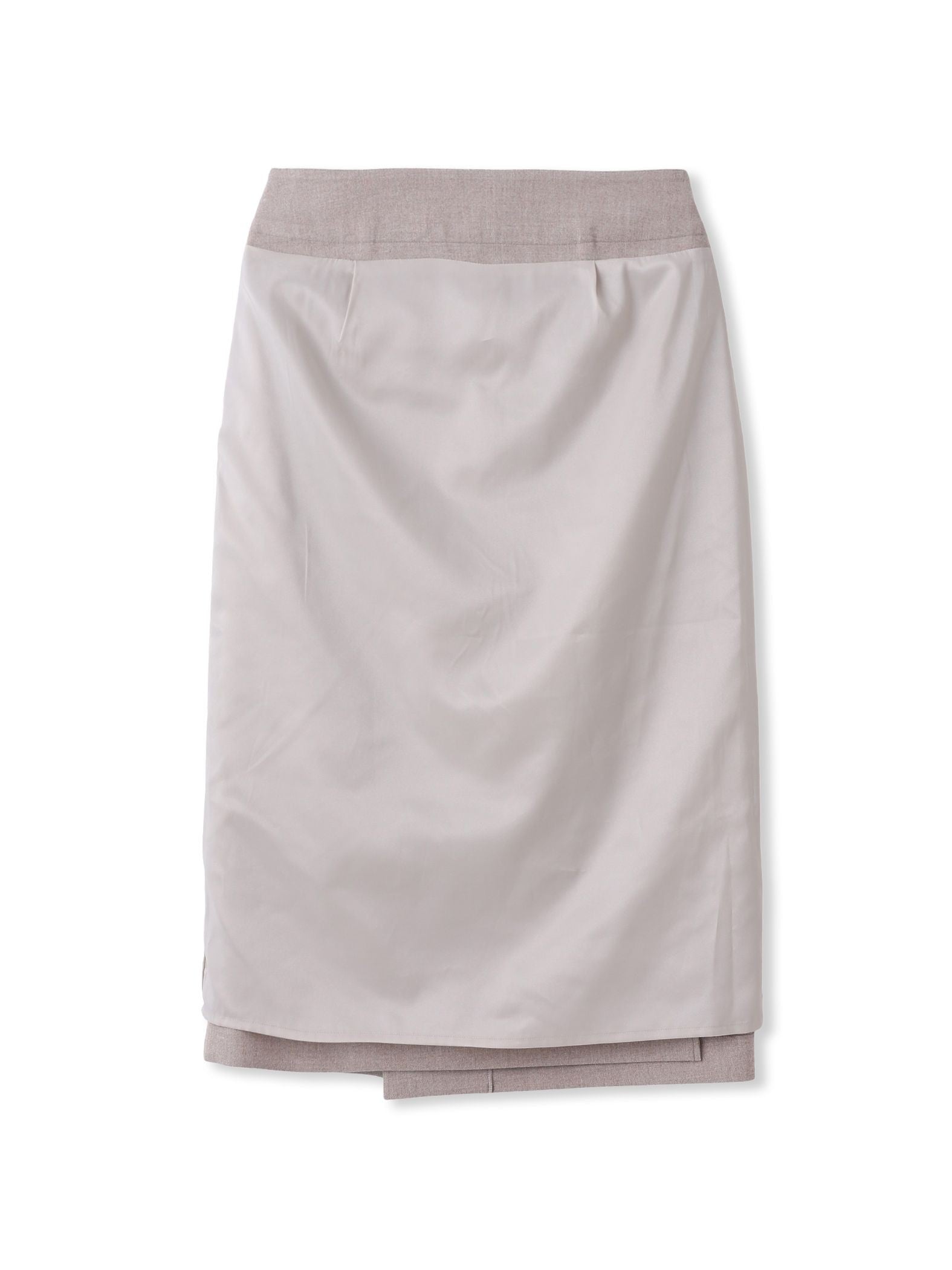 両面起毛ストレートスカート≪洗える/セットアップ対応≫