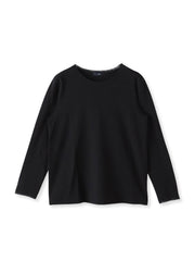 【大きいサイズ】マシュマロポンチカットソー≪洗濯機で洗える≫