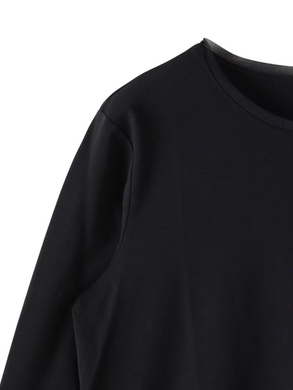 【大きいサイズ】マシュマロポンチカットソー≪洗濯機で洗える≫