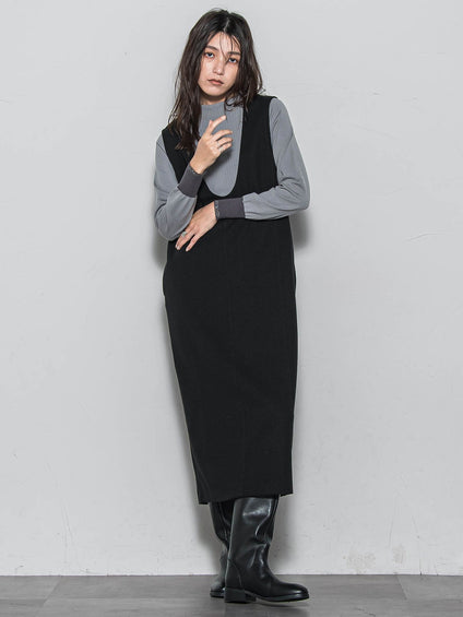 【楽・美・軽】ー3kg見えIラインワンピース≪手洗い可能≫