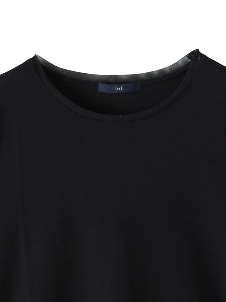 【大きいサイズ】マシュマロポンチカットソー≪洗濯機で洗える≫