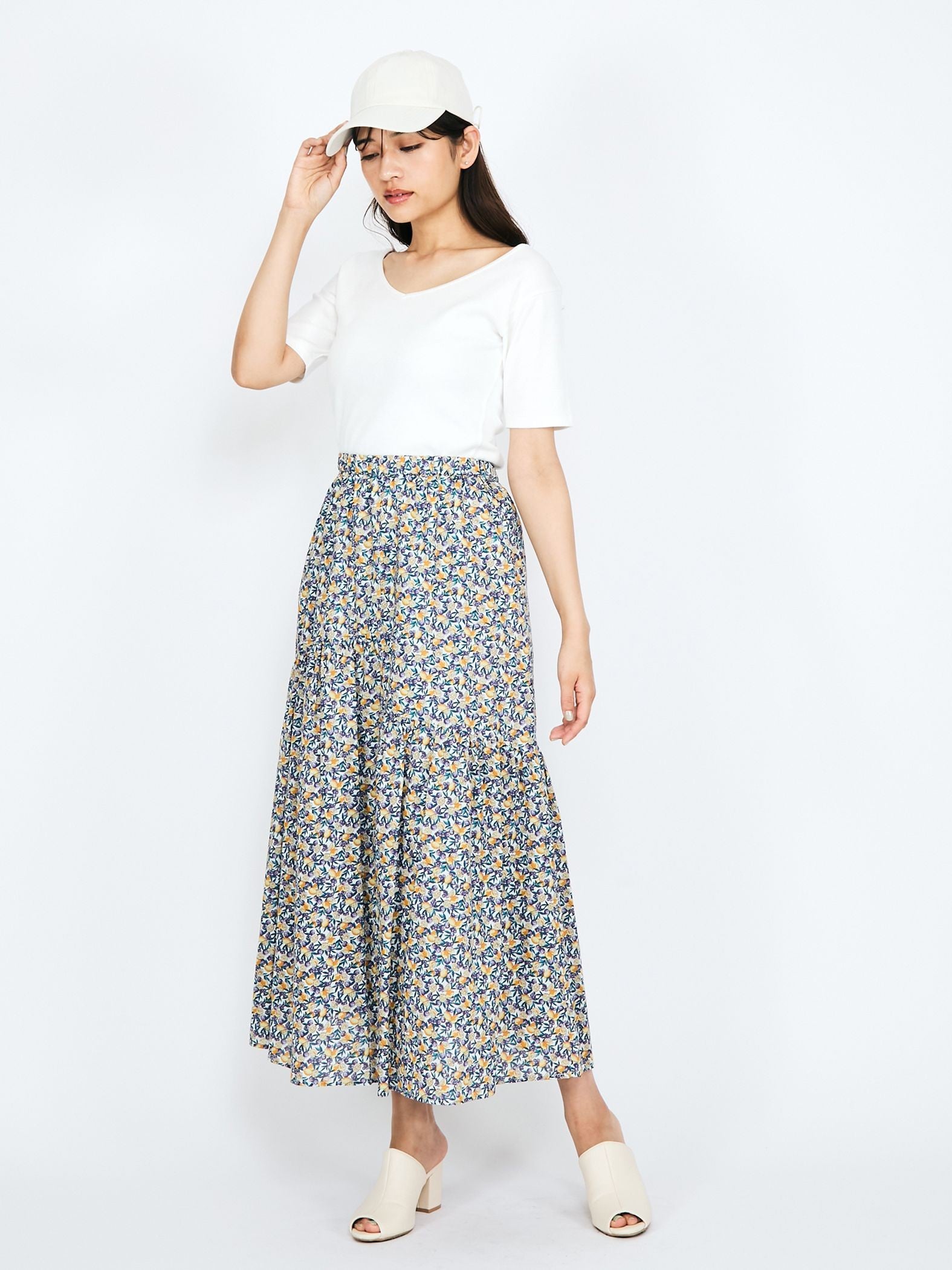 【Casselini】バックコードリボンキャップ