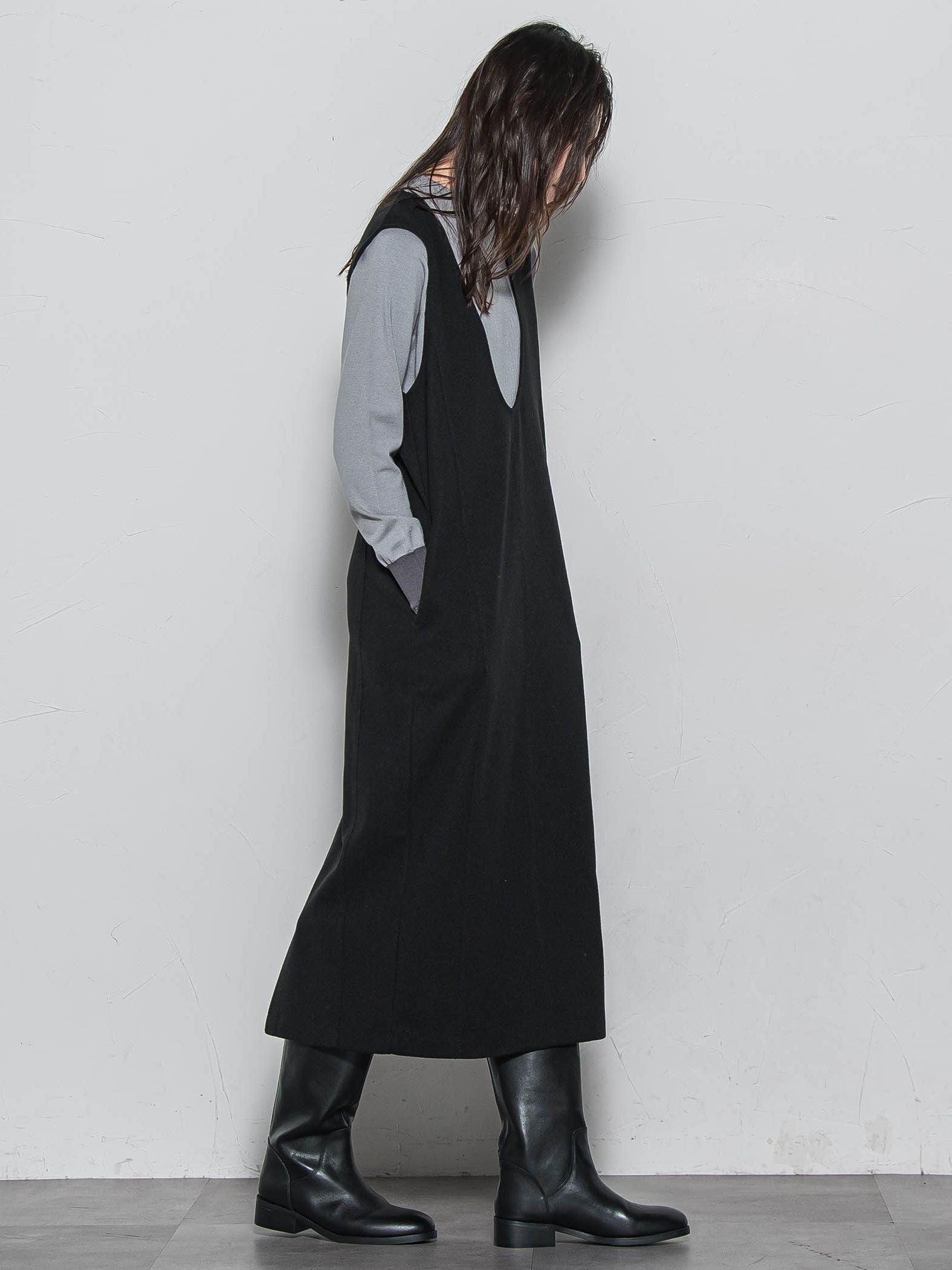 【楽・美・軽】ー3kg見えIラインワンピース≪手洗い可能≫